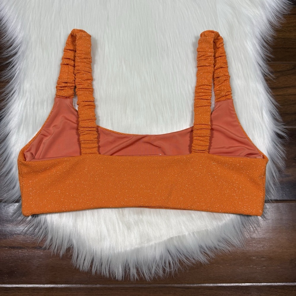 Beach Riot Size XL Orange Haze Phoebe Bikini Bottom & Effie Top 2 Piece‎ Swim - Picture 5 of 11